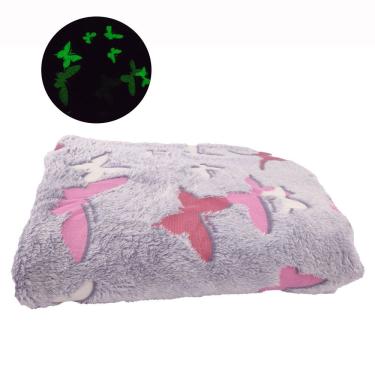 Imagem de Cobertor Manta Mantinha Brilha No Escuro Infantil Aveludado