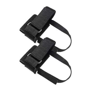 Imagem de rockible Acessório para pé com halteres, tira de tornozelo para academia, para máquina de cabo, levantamento de peso, treino de pernas, treinamento tibial, 2 Unidades