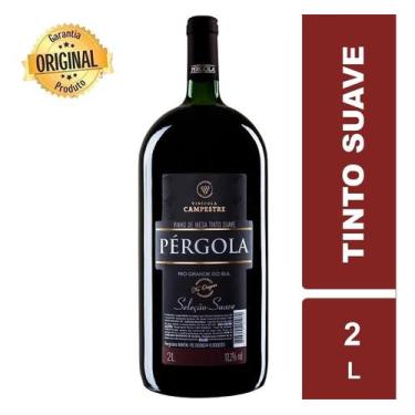 Imagem de Vinho Tinto Suave Seleção Pérgola Garrafa 2L - Pergola