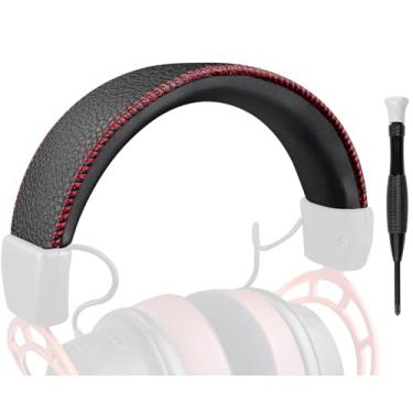 Imagem de SOULWIT Capa Para Faixa De Cabeça Headset Hyperx Cloud Alpha/Alpha S/1/2/Core, Reposição I/Ii/Cloud Ii Core, Cloudx (Não Compatível Com 3/Cloud Mix) - Preto (Red Line)