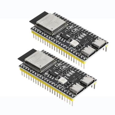 Imagem de YEJMKJ Placa De Desenvolvimento Esp32 S3 2 Peças N8R8 Esp Wroom 32 Wi-Fi + Bluetooth Internet Das Coisas Tipo-C Core Hat Esp32-S3 Núcleos Microcontrolador Processador Módulo Mcu, Duplo