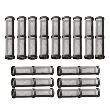 Imagem de ZLLITONS Filtro Para Pulverizador De Tinta Sem Ar 246384 Bomba Graco 390, 395, 490, 495 E 595, Coletor 60 Malhas, Compatível Com (15 Unidades)