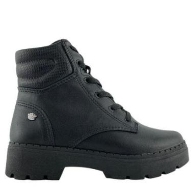 Imagem de Bota Pink Cats Coturno Infantil Feminino Preto-Feminino