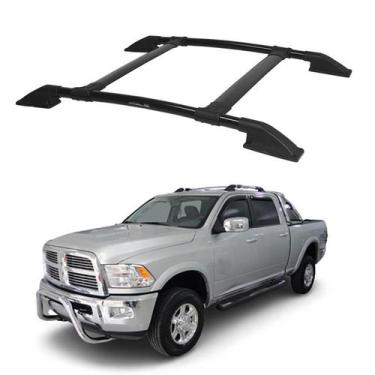 Imagem de Rack Teto Bagageiro Dodge RAM 2016 2017 2018 2019 2020 Preto - CCF