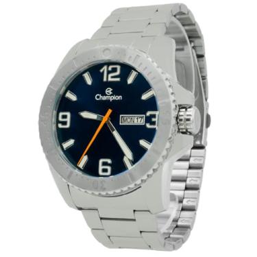 Imagem de Relogio Masculino Champion CA31588A Azul Aço Inox com Calendario e Resistência a Agua