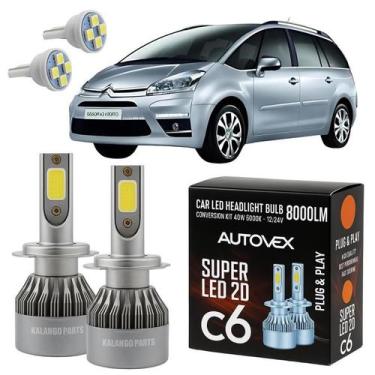 Imagem de Lâmpada Farol Baixo LED H7 Branca C4 Grand Picasso 06 a 2014 - Autovex