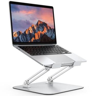 Imagem de Suporte para laptop OMOTON Ergonômico Metal Ajustável Prateado