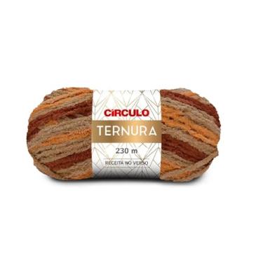 Imagem de Lã Ternura Círculo 100g - Para Crochê e Tricô (MESCLA BACON 9545)