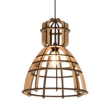 Imagem de Luminária Teto Tipo Pendente Robotnik Mdf - Completa Mdf Cru