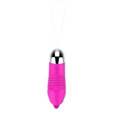 Imagem de Vibrador Bullet Língua Brinquedo Erótico Estimulador Clitoriano Recarregável com Controle [PINK]