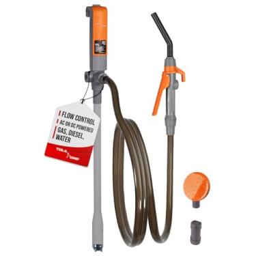 Imagem de Sifão de transferência de combustível líquido – bomba portátil alimentada por cabo inversor elétrico ou CC (gás, diesel, produtos químicos AG e mais)