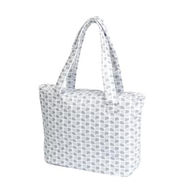 Imagem de Bolsa Térmica Multiuso Impermeável, 3 Tamanhos com Capacidades de 8L/15L/25L, Cores Lisas e Estampadas (Cinza Estampada, G (25 Litros))