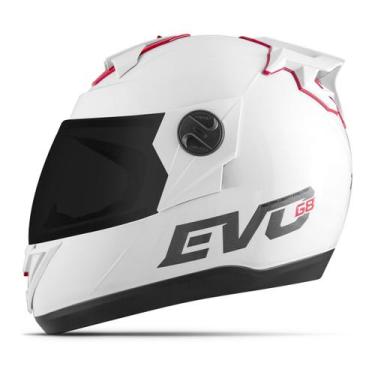 Imagem de Capacete Moto Pro Tork Evolution G8 Solid + Viseira Fumê, 58, PRETO