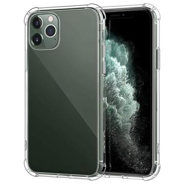 Imagem de Capa Capinha Com Bordas Anti Impacto Para iPhone 11 Pro Tela de 5,8 Polegadas (Bluepink)