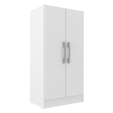 Imagem de Armário Multiuso 2 Portas 3 Prateleiras Essencial Branco - DiretoSim