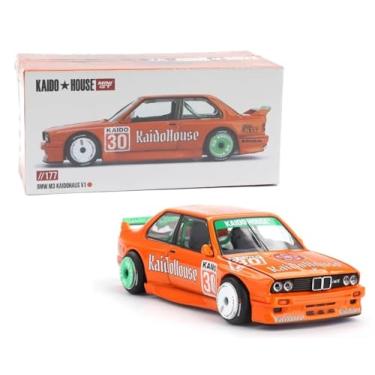 Imagem de Diecast Model Car Compatible with Kaido House x Mini GT 1:64 BMW M3 KAIDOHAUS V1 Orange Limited Edition KHMG177