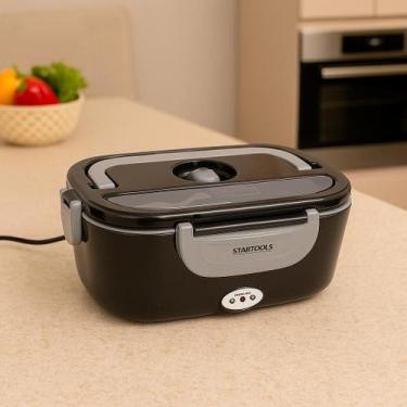 Imagem de Marmiteira Elétrica Térmica Bivolt 1,5L Preta Portátil 60W 127V/220V L