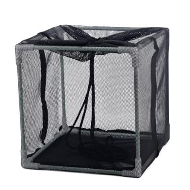 Imagem de Bolsa Filtro Lago 25,5cm, Bolsa Malha Preta Mídia Filtro Bomba Tampa Cubo Antiobstrução Lago Caixa Cesta Gaiola Barreira Bomba d’Água para Lagos Externos Peixes Koi Piscinas Jardins Fontes