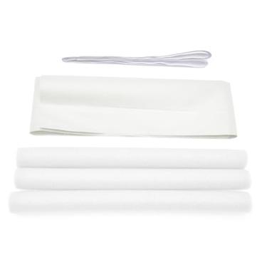 Imagem de PARTE DE PROJETO DA PORTA DO BLOQUEIRO DE RODO DE PORTAS Bloqueador de ruído para portas externas interiores Tubo de espuma à prova de som à prova d'água 36,2 polegadas (Branco)