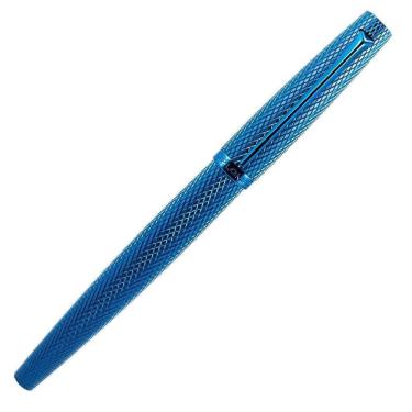Imagem de Caneta Tinteiro Diplomat Viper Blue Guilloche F