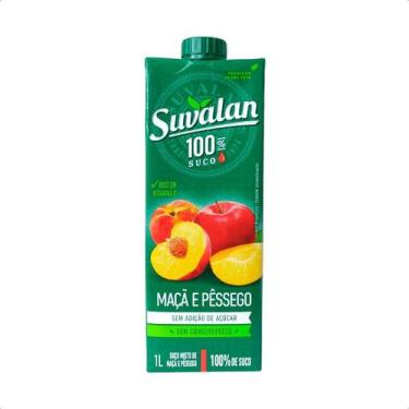 Imagem de Suco suvalan misto maca e pessego 1l-tampa rosca