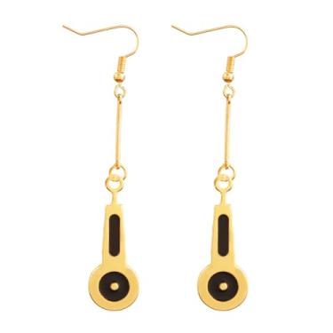 Imagem de Brincos de anime JJBA para presente de festa de Halloween, acessórios de fantasia, cosplay, joias, Zinco, Sem pedra preciosa