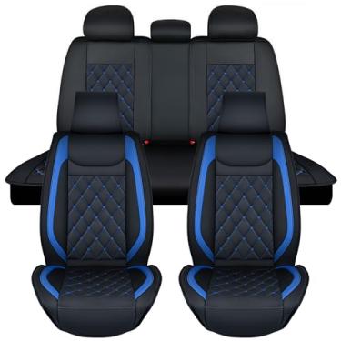 Imagem de Nilight Capas De Assento De Carro À Prova D'Água Almofadas De Couro Sintético Antiderrapante Ajuste Universal Para Carros De 5 Passageiros Kia Civic Corolla Hyundai Honda Camry Cr-V Rav4 Fusion Suv