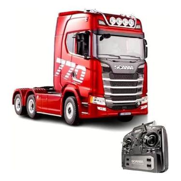 Imagem de Scania 770 Caminhão RC, Modelo em Escala 1:18, Controle Remoto, Vermelho