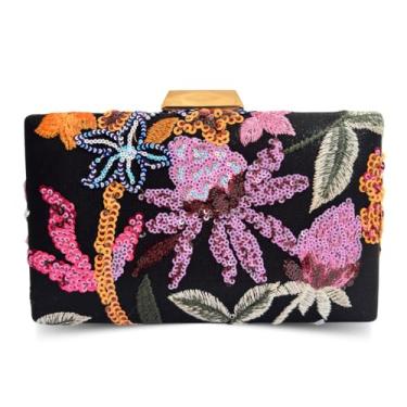 Imagem de Bolsa Clutch Carteira De Festa Feminina Luxo Melissa (Preto)
