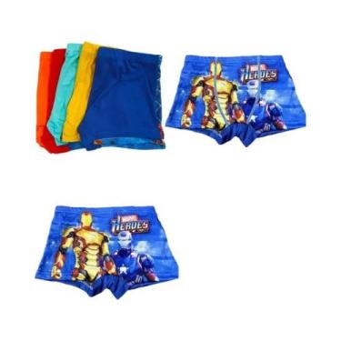 Imagem de Cuecas Boxer Infantil Do Homem-Aranha Multipack Com Estampa De Super-H