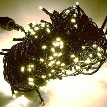 Imagem de Cordão 100 Lâmpadas Led Warm Com 20 Strobos Warm 10M Bivolt