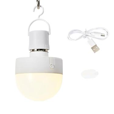 Imagem de Rrlihjgu Lâmpada LED Recarregável | Lâmpada LED Recarregável com Temporizador Remoto - Iluminação Magnética para Interior Exterior Falha de Energia Quarto Casa Jardim Viagem Caminho