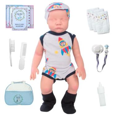 Imagem de Bebê Reborn Realista Avião com Bolsa Mamadeira e Fraldas