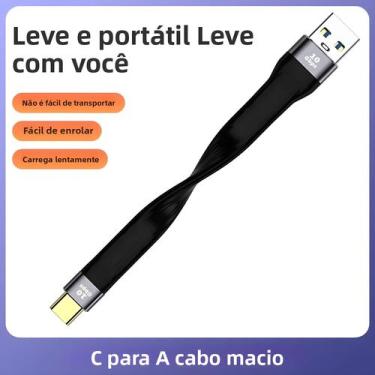Imagem de Cabo De Dados Portátil USB a Para Tipo C Com Carregamento Rápido E Tra