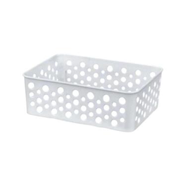 Imagem de Cesto Empilhável Organizador Design Pequeno Moderno Versátil Lavanderi