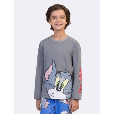 Imagem de Pijama Manga Longa Infantil Masculino Tom e Jerry Fun - Veggi, Grafite