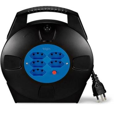 Imagem de Extensao Eletrica Tripolar Carretel 2P 10AMP 10M - ELGIN