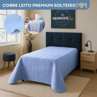 Imagem de Cobre Leito Solteiro Colcha Slim Antialérgica Moderno Avulso Toque Sua