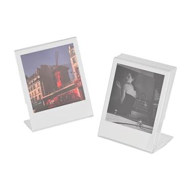 Imagem de Moldura Polaroid para Polaroid Now i-Type/600/SX-70/OneStep+/Instax Wide 300/200/210, 8,9 x 10,8 cm, moldura de exibição de memória em forma de L.