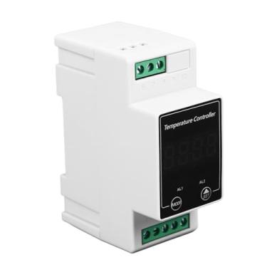 Imagem de Controlador de temperatura digital Regulador de termostato Switch Smart Control com controle de relé para o material de réptil incubadora de estufa AC240V ABS à prova de fogo