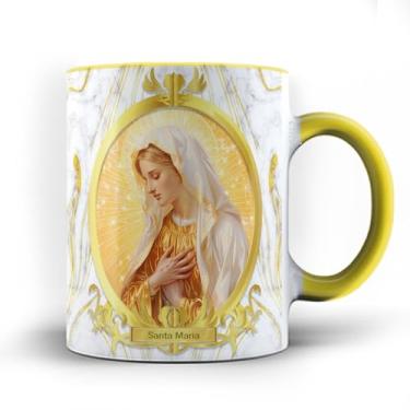Imagem de Caneca xicara porcelana Santa Maria 25 (Preta)