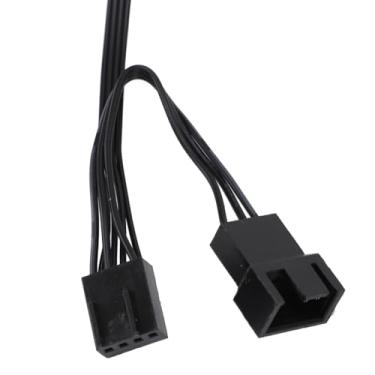 Imagem de Módulo de memória do radiador de RAM de argb Módulo de memória de calor PWM Controle de temperatura Dual Fan para DDR DDR2 DDR3 DDR4 DDR5 GAMING PC Construa metal abs 149x75x60mm (Preto)