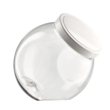 Imagem de Pote Baleiro Plástico Com Tampa De Rosca 2,5 Litros Grande Cores (Branco)