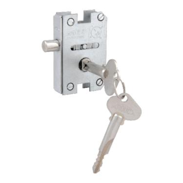 Imagem de Fechadura para Vidro Temperado Santa Marina Porta Bater 2177 Tetra Chave Cromado Arouca