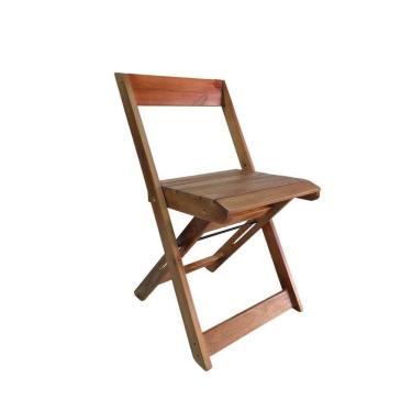 Imagem de Cadeira Dobrável De Madeira Eucalipto Reforçacada Mel