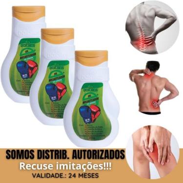 Imagem de kit 3 Gel Massageador Nocauteador Dokmos massagem fisioterapeuta comba