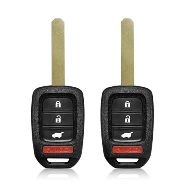 Imagem de Controle remoto de entrada sem chave MLBHLIK6-1T 313,8 MHz substituição de 4 botões para Honda CR-V HR-V LX SE 2014-2019 - pacote com 2