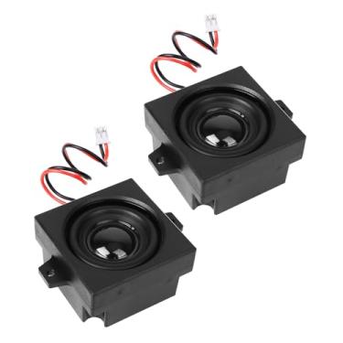 Imagem de 2 caixas de som 5 watts 8 ohm de cavidade única mini alto-falante de cavidade de alcance total para Arduino com interface JST-PH2.0 para pequenos projetos eletrônicos, máquina de publicidade