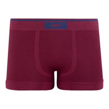 Imagem de Cueca Boxer Infantil sem Costura Bordô Zee Rucci, GG