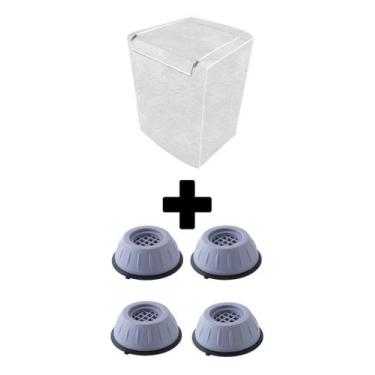 Imagem de Capa Maquina De Lavar Ziper Tamanho P + Pe De Maquina Lavar Electrolux